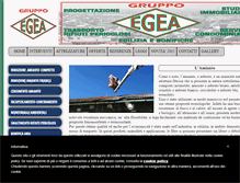 Tablet Screenshot of egeasrl.it